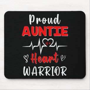 Stolze Tante eines Herzkriegers KD-Bewusstseinsfor Mousepad