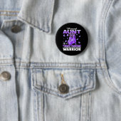 Stolze Tante eines Turner-Syndrom Kriegerbewusstse Button (Beispiel)