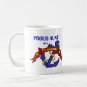 Stolze Tante eines US-Seemanns Kaffeetasse (Links)