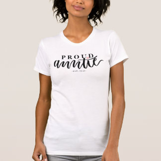Stolze Tante - Hand beschriftete T-Shirt