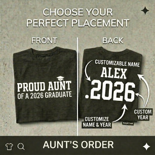 STOLZE TANTE • Persönliches Abschlusshemd Klasse 2 T-Shirt