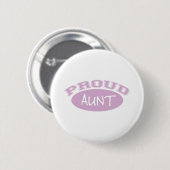 Stolze Tante (Rosa) Button (Vorne & Hinten)