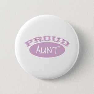 Stolze Tante (Rosa) Button