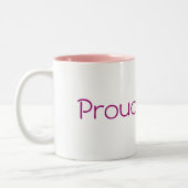 Stolze Tante Zweifarbige Tasse (Links)