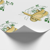 stolze Tänzerin-Schlampe witzig Geschenkpapier (Ecke)