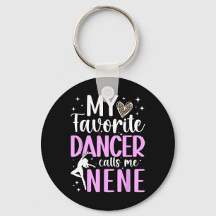 Stolze Tanznacht einer Tänzerin Nene Dancing Nene Schlüsselanhänger