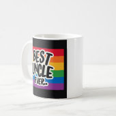Stolze Tasse, beste Schwule, Onkel je Tasse, mensc Kaffeetasse (Vorderseite Links)