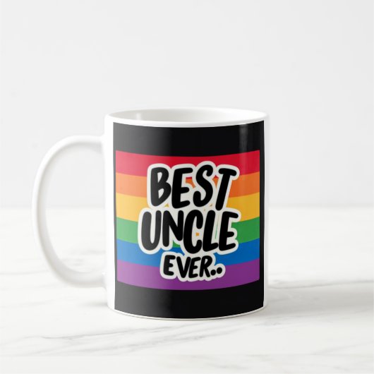 Stolze Tasse, beste Schwule, Onkel je Tasse, mensc Kaffeetasse (Links)