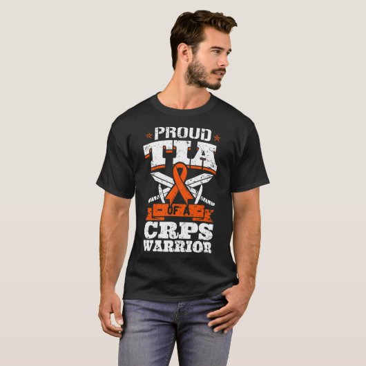 Stolze Tia eines CRPS-Kriegers RSD Sensibilisierun T-Shirt (Vorne ganz)