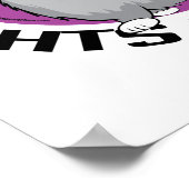 Stolze Tierrechtsvertretung Poster (Ecke)