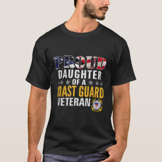 Stolze Tochter einer Küstenwache Veteran American T-Shirt