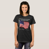 Stolze Tochter einer US-Luftwaffenflagge T-Shirt (Vorne ganz)