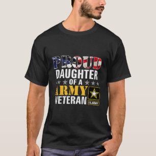 stolze Tochter eines Armeeveteranen T-Shirt