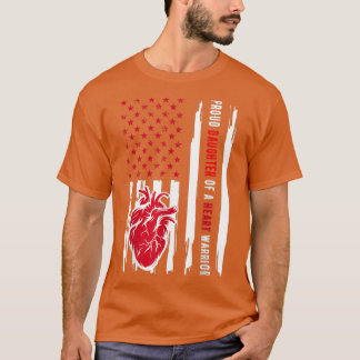 Stolze Tochter eines Herzkriegers CHD Bewusstsein  T-Shirt
