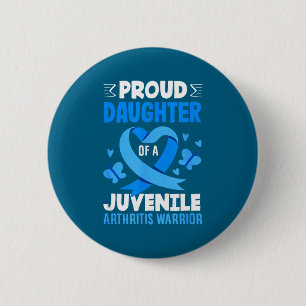 Stolze Tochter eines Juvenile-Arthritis-Kämpfers Button
