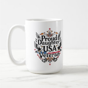 Stolze Tochter eines US-Militärs Kaffeetasse
