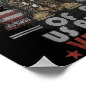 stolze Tochter eines Veteranen der US-Armee Poster (Ecke)