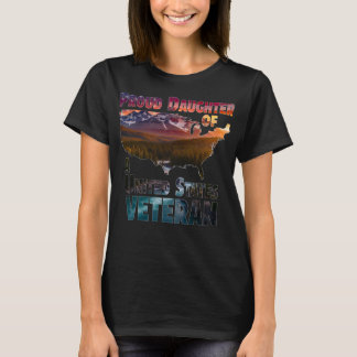 Stolze Tochter eines Veteranen der Vereinigten Sta T-Shirt