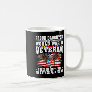 Stolze Tochter eines Veteranen des 2. Weltkriegs Kaffeetasse