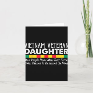 Stolze Tochter eines Vietnam-Veteranen _1 Karte