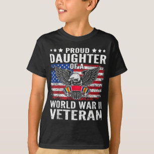 Stolze Tochter eines Wwii-Veteranen Weltkrieges 2 T-Shirt