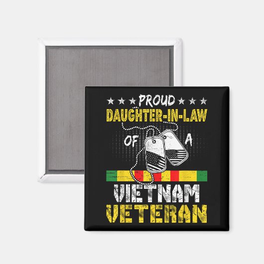 Stolze Tochter im Gesetz eines vietnamesischen Vet Magnet (Vorderseite/Rückseite)
