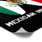 Stolze Tochter mexikanischer Einwanderer Latino An Poster (Ecke)