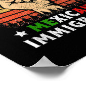 Stolze Tochter mexikanischer Einwanderer Poster (Ecke)