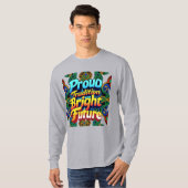Stolze Tradition Bright Future - Fett Text Design T-Shirt (Vorne ganz)