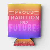 Stolze Tradition glänzt Zukunft Dosenkühler (Vorderseite)