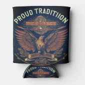 Stolze Tradition glänzt Zukunft Dosenkühler (Vorderseite)