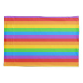 Stolze Träume: Regenbogenflagge Kissenbezug (Rückseite)