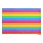 Stolze Träume: Regenbogenflagge Kissenbezug (Vorderseite)