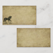 Stolze u. tänzelnde PferdePrim Geschäfts-Karten Visitenkarte (Vorne/Hinten)