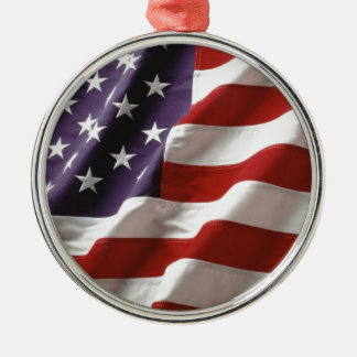 Stolze und patriotische USA-Flagge Ornament Aus Metall