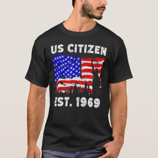 Stolze US-Bürger verlieren seit 1969 für den neuen T-Shirt