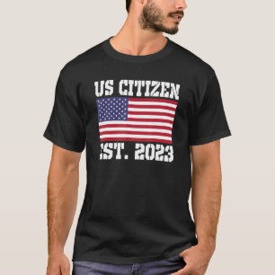 Stolze US-Staatsbürgerschaft Immigrant American Ne T-Shirt