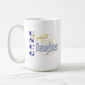 Stolze USCG Tochter Kaffeetasse (Links)