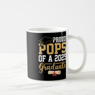 stolze Väter eines Absolventen der Abschlussklasse Kaffeetasse