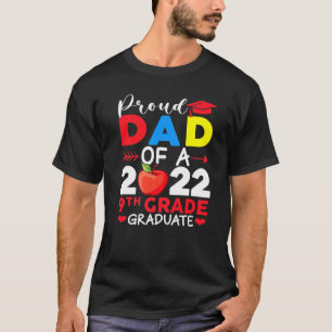 Stolze Vater-Klasse 2022 Phd 9. Grade Graduate Doc T-Shirt