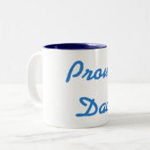 Stolze Vater-Tasse Zweifarbige Tasse (Vorderseite Links)