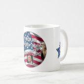 STOLZE VERURTEILUNGSWÜRDIGE TRUMPF-WÄHLER-TASSE KAFFEETASSE (VorderseiteRechts)