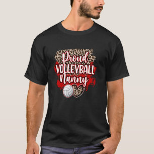 Stolze Volleyball-Tante eines Volleyball-Spieler-K T-Shirt