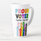 Stolze Wähler - Gemeinsam gewinnt die Liebe! Milchtasse (Rechte Ecke)