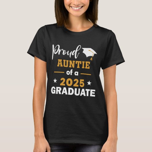 Stolze Zahl einer 2025-Grad-Klasse von 2025 T-Shirt (Vorderseite)
