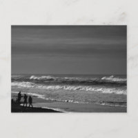 Stolzen an der Oregon-Küste in einfarbiger Postkar