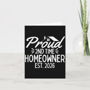 Stolzer 2. Mal Hausbesitzer seit 2026 zum zweiten  Karte