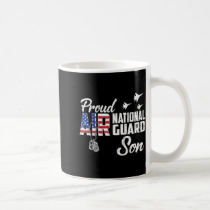 Stolzer Air National Guard Sohn Flagge Familie pas Kaffeetasse