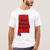 Stolzer Alabama Redneck T-Shirt (Vorderseite)