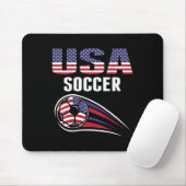 Stolzer Amerika Fußballmannschaft Unterstützer USA Mousepad (Mit Mouse)